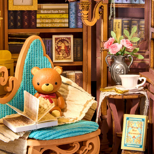 Quiet Corner Study DIY Book Nook